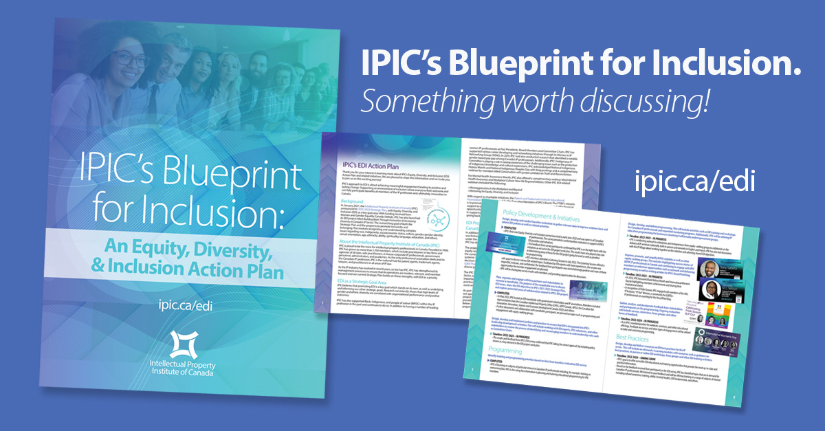 IPIC's Blueprint for Inclusion: An Equity, Diversity, &amp; Inclusion Action Plan