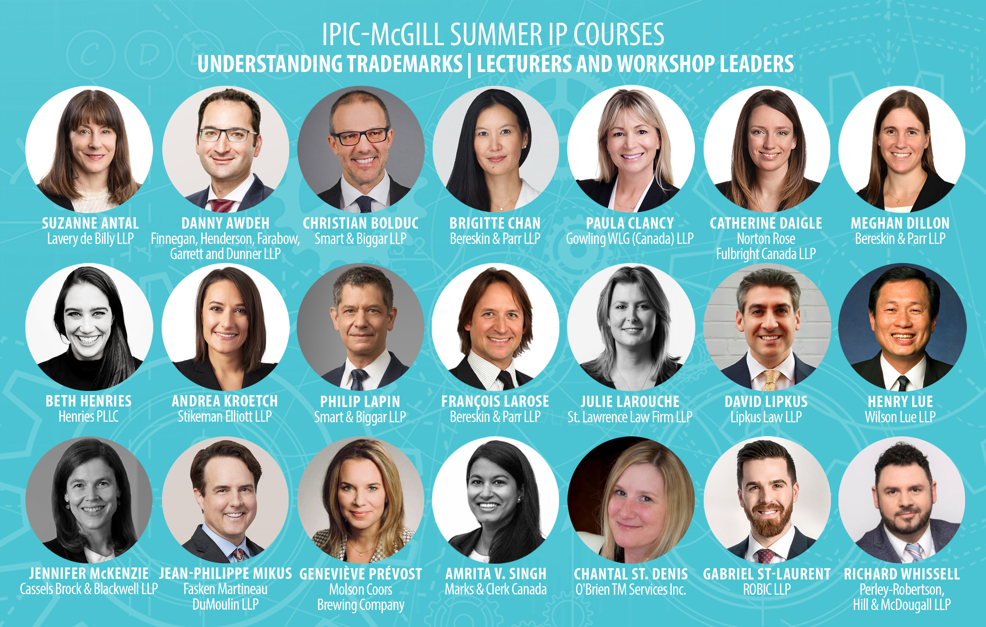 IPIC McGill TM Speakers 2023