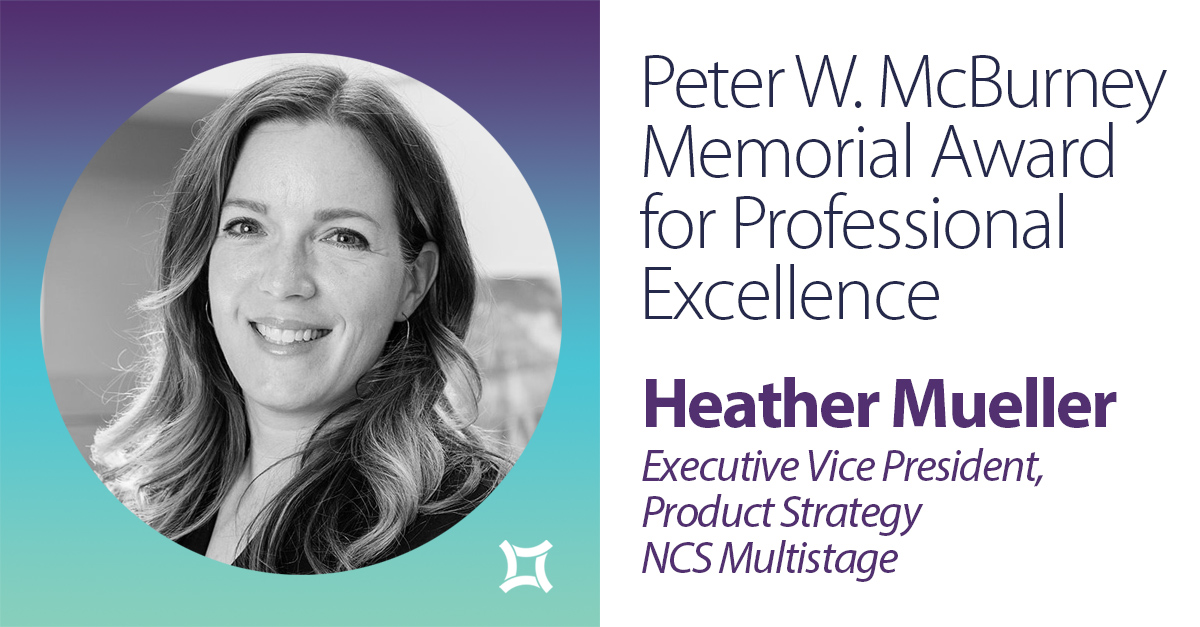 Heather Mueller - Peter W. McBurney Memorial Award for Professional Excellence EN