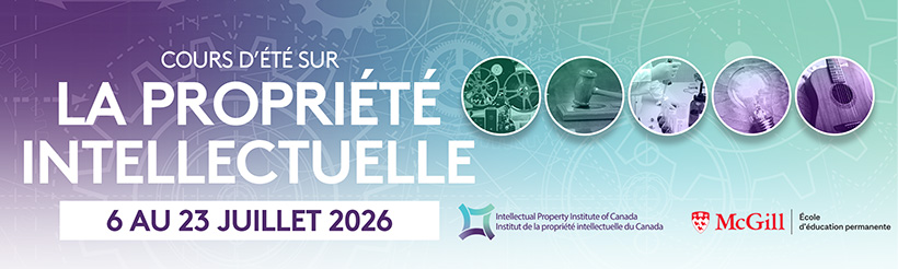 2026 IPIC McGill Summer Course Banner FR